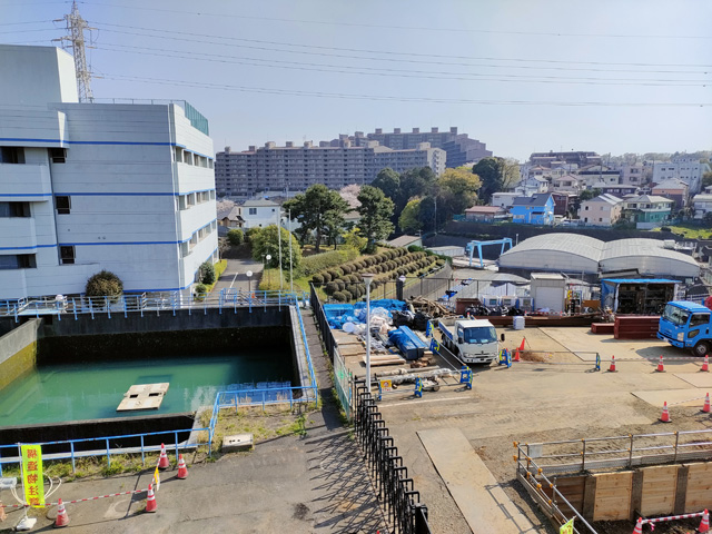 西谷浄水場周辺